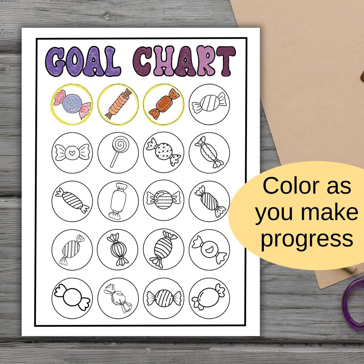 Printable September Challenge Tracker 30 Day Goal Setting Coloring Page Monthly Habit Forming Progress Tracker A4 US Letter PDF Etsy