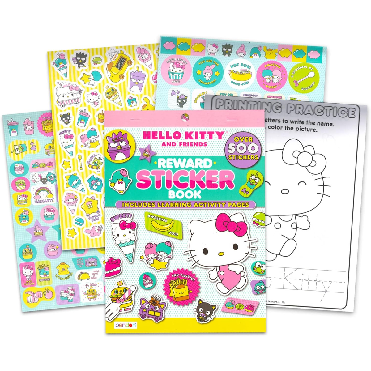 Hello Kitty And Friends Reward Sticker Book Learning Activities For Kids EBay