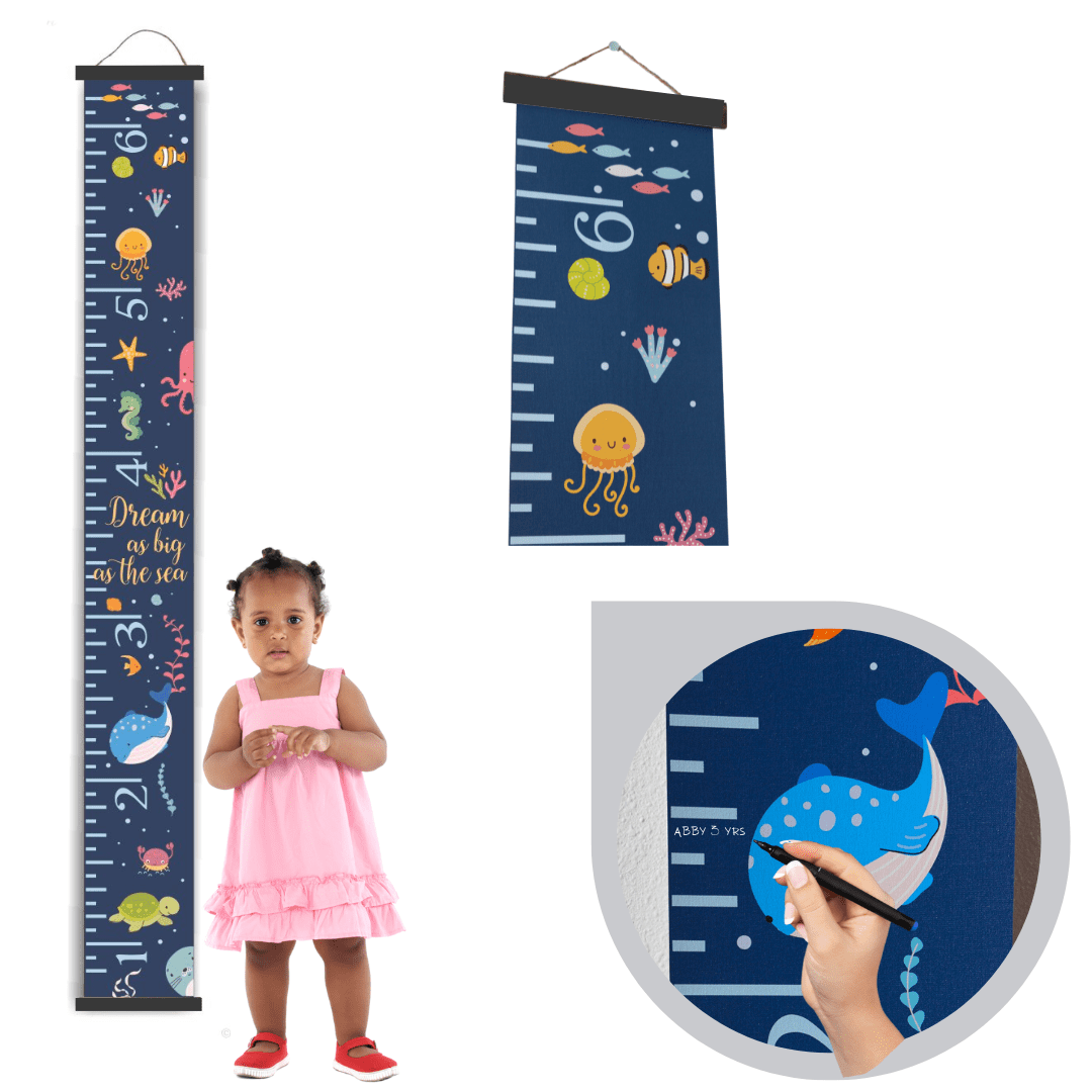 Ocean Sea Creatures Canvas Growth Chart For Kids Wall Tape Ruler With Height Chart For Kids Unisex Kids Room Wall D Cor Measuring Height Chart Black Wood Walmart Ocean Sea Creatures Canvas Growth Chart For Kids Wall Tape Ruler With Height Chart For Kids Unisex Kids Room Wall D Cor Measuring Height Chart Black Wood Walmart