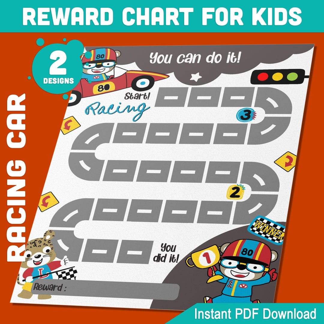 Race Reward Chart Etsy