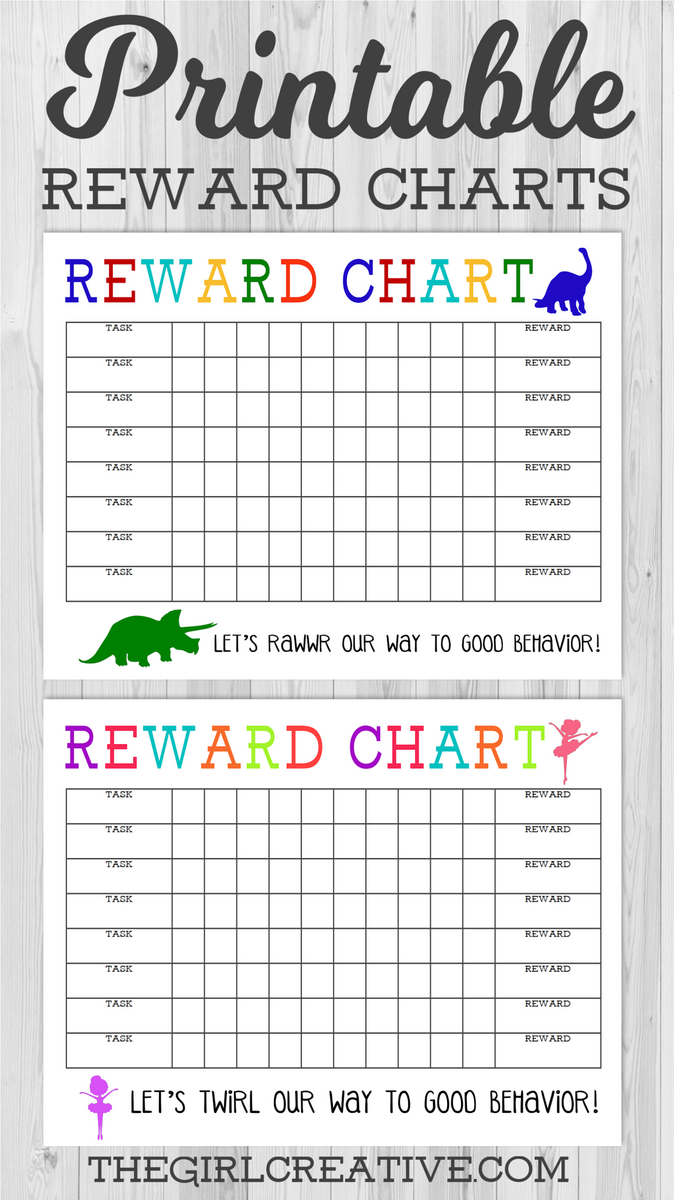 Printable Reward Charts For Kids Cuckooland