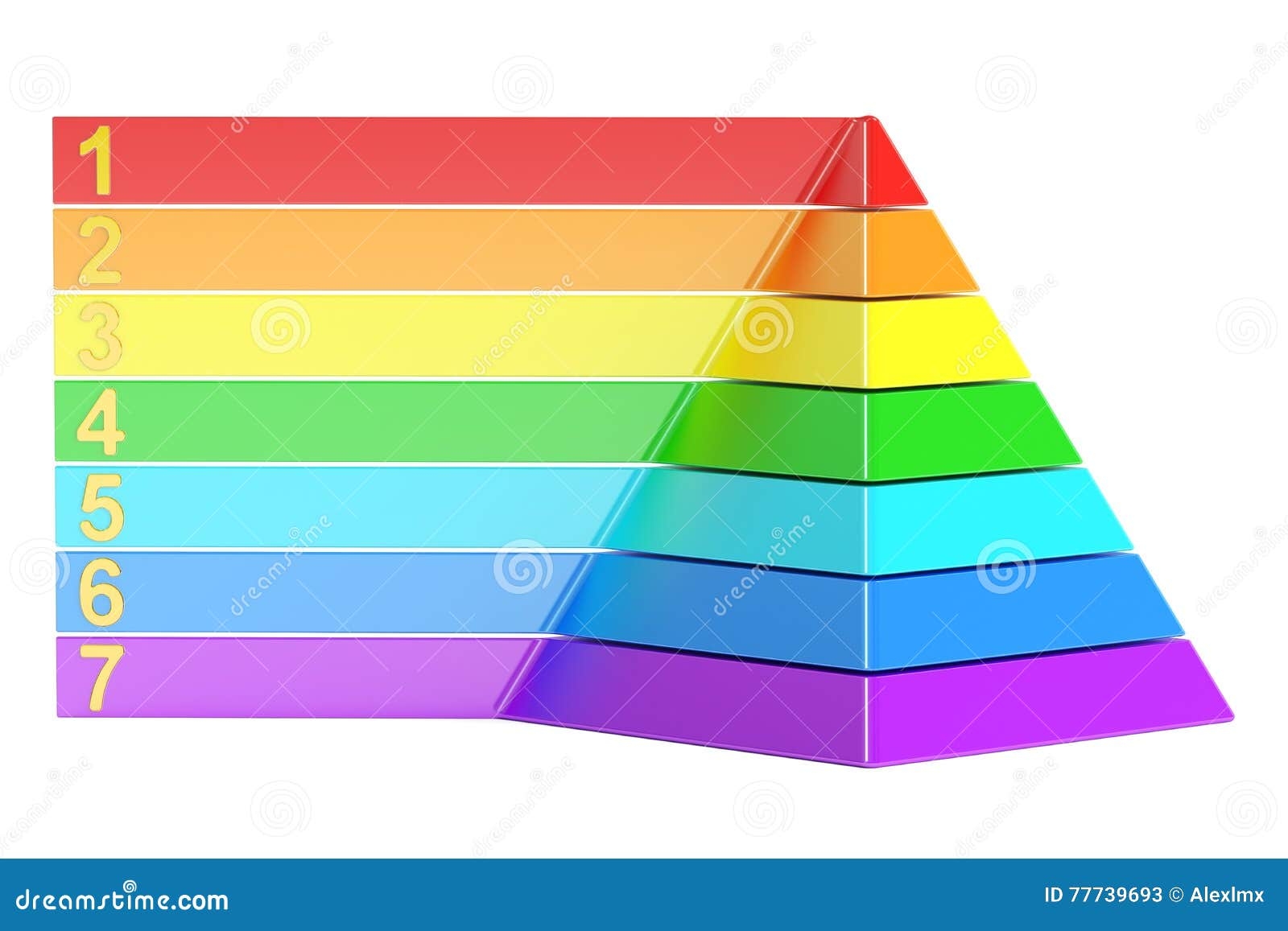 Pyramid With Color Levels Pyramid Chart 3d Rendering Stock Illustration Illustration Of Colored Levels 77739693 Pyramid With Color Levels Pyramid Chart 3d Rendering Stock Illustration Illustration Of Colored Levels 77739693