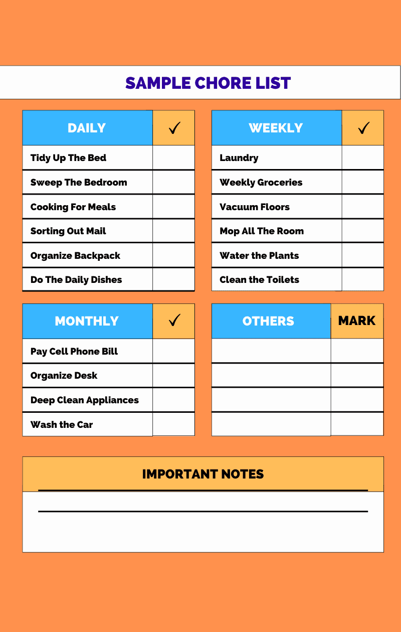 Chore Chart Ideas For Your Family Not Consumed
