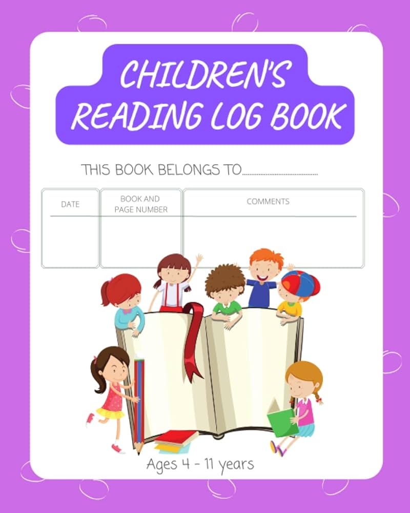 Reading Log For Kids Colorful Children S Reading Log Book With Date Book Title Page Number And Comments Sections Publishing Maycroft 9798411327649 Amazon Books