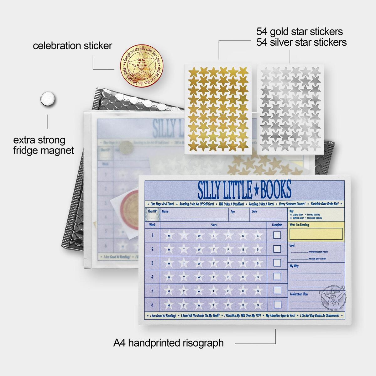 Sillylittlestarchart Etsy
