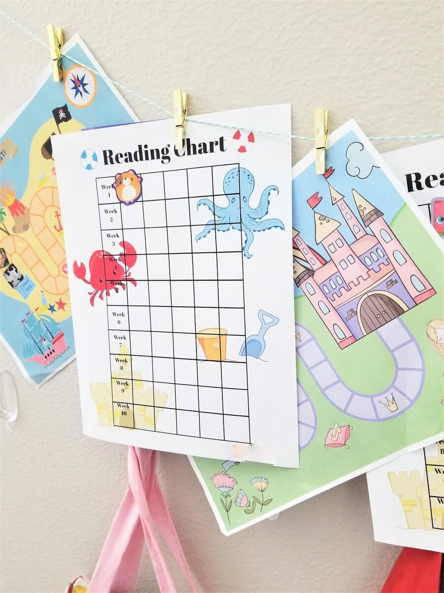 Simple Summer Reading Chart To Celebrate Summer Sew Simple Home