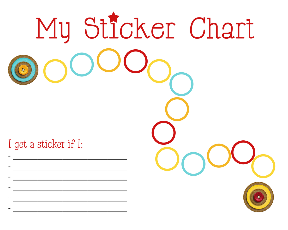 Sticker Chart Printable Becca Paro