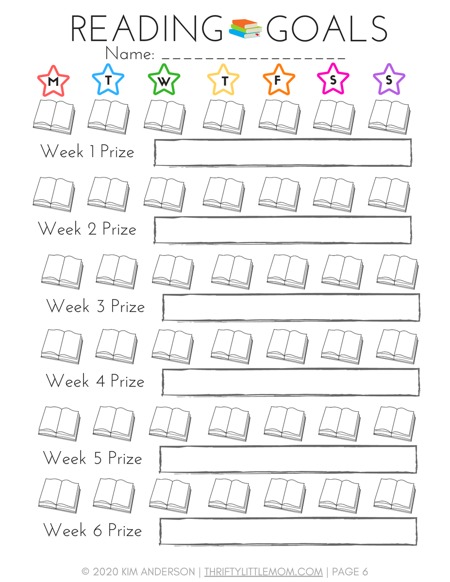 Free And Customizable Reading Log Templates