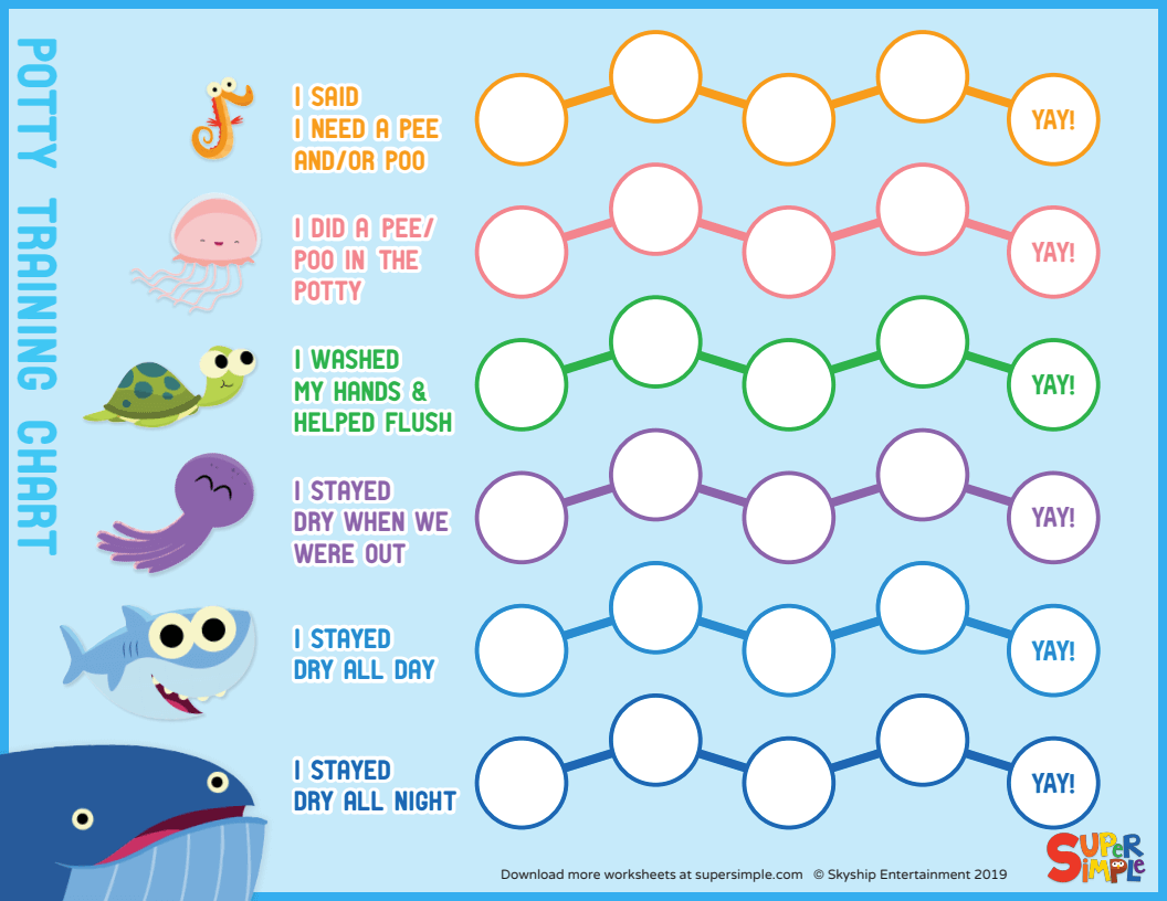 Potty Training Printables Printable Party Favors