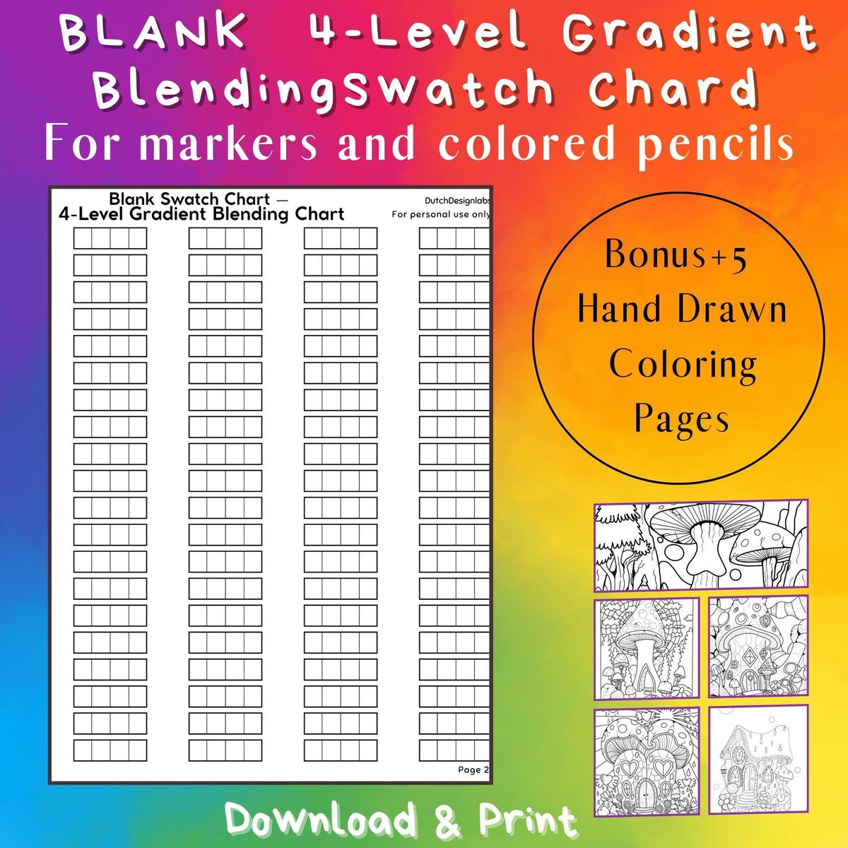 Tabla De Degradados DIY De 4 Niveles En Blanco Plantilla De Muestra Imprimible Para Rotuladores Y L Pices De Colores P Ginas Para Colorear Adicionales Etsy Espa A Tabla De Degradados DIY De 4 Niveles En Blanco Plantilla De Muestra Imprimible Para Rotuladores Y L Pices De Colores P Ginas Para Colorear Adicionales Etsy Espa A