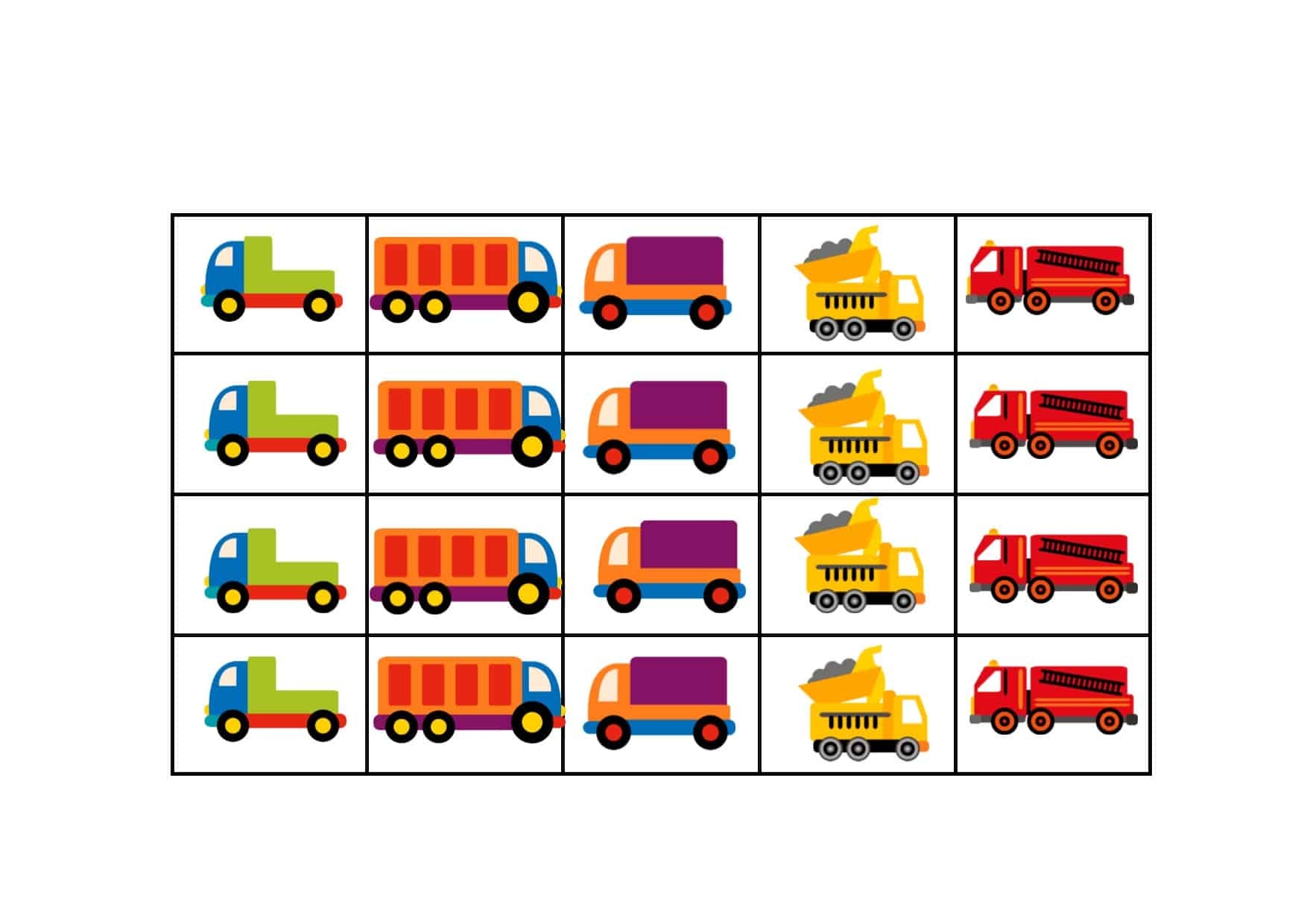 Truck Printable Reward Chart 2 My Bored Toddler Truck Printable Reward Chart 2 My Bored Toddler