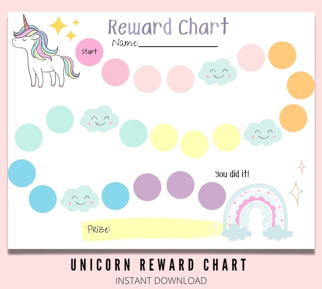 Unicorn Reward Chart For Kids Printable Chore Chart Girls Rainbow Unicorn Sticker Chart Girls Reward Chart Kids Behavior Chart Etsy Pastel Reward Chart Printable Chore Girl Stock Vector Royalty Free 2367026543 Shutterstock